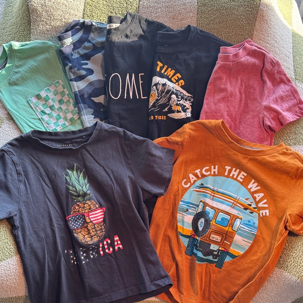 Old Navy Kids Graphic Tees - Black, Green, Orange, Red